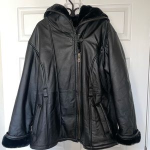 Wilson’s Leather Lambskin & Fur Jacket